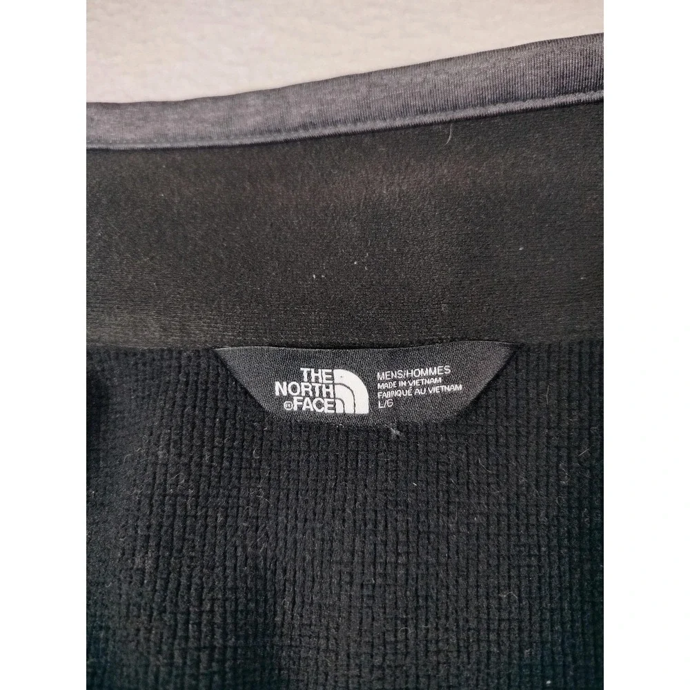 The North Face Vest Mens Large Gray Windwall Softshell‎ Full Zip TrinityRail